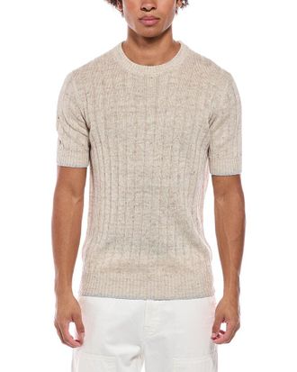 Brunello Cucinelli Linen-Blend Crewneck Sweater