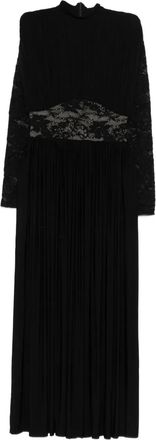 Zimmermann Rebellion maxi-jurk met kanten vlakken - Zwart