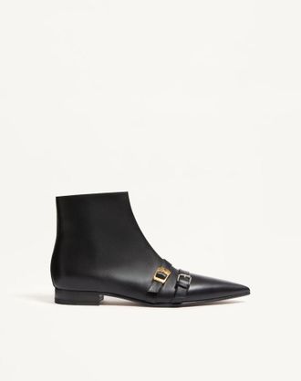 Valentino Garavani Stivaletto Mockers In Vitello Uomo NERO 40