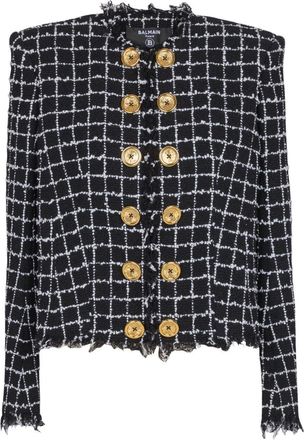 Balmain Womens Jackets Black