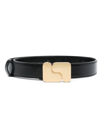 SOEUR Ninon leather belt - Black