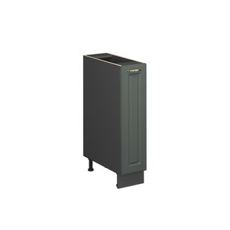 Vicco Mueble De Botica Fame-line, Verde Dorado Casa De Campo/antracita, 20 Cm Sin Encimera, Vicco
