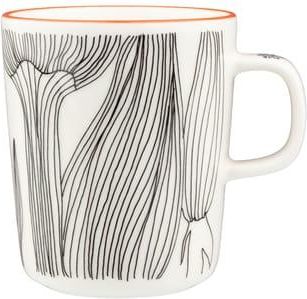 Marimekko Mug Kukat Puhkeavat - Black - Sandstone
