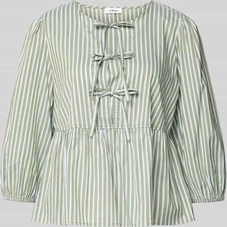 s.Oliver Red Label Relaxed Fit Bluse aus Viskose-Mix in Hellgruen, Gr&ouml;&szlig;e 34