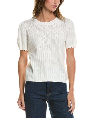 CeCe by Cynthia Steffe Cece Pointelle Sweater