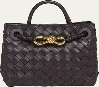 Bottega Veneta Andiamo Mini Leather Top-Handle Bag