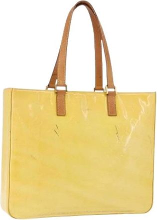 Louis Vuitton Pre-owned Vintage Tote Bag - Dames - Vintage Shopper - Geel - ONE Size - Leer - Vintage