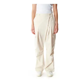 Munthe Relaxed Fit Cargo Trousers - female - Munthe - Wide Trousers - Beige - S - Trousers