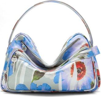Acne Studios Medium Camero Leather Shoulder Bag in Blue at Nordstrom