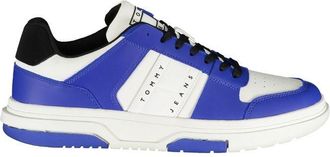 Tommy Hilfiger Mens Court Sneakers Casual Design - Medium Blue - Size EU 43
