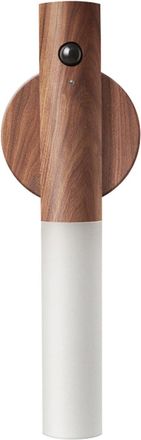 OEM L&aacute;mpara De Techo Con Forma De Espejo De Ba&ntilde;o, 1wled Home, Madera, Luz Blanca C&aacute;lida, Color Nogal, 2700k - 3000k
