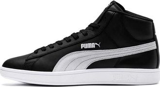 Puma Smash V2 Mid L Black And White 366924-02