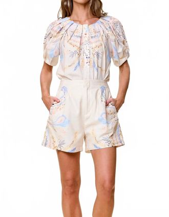 Cleobella Sebastian Short In Goleta Print