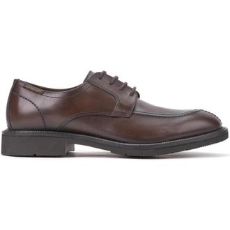 Mephisto Handgemaakte Veterschoen - Donkerbruin Leer - Heren - Nette schoenen - Bruin - 40 EU - Leer - Schoenen