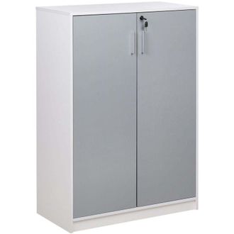Beliani Storage Unit ZEHNA Light Grey