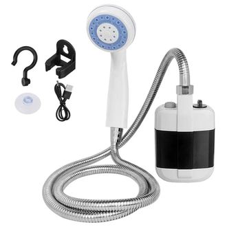 Gabrielle Ducha Port&aacute;til Para Camping: Ducha Port&aacute;til De Mano, Equipo De Ba&ntilde;o El&eacute;ctrico Manual Para Higiene Personal Y Limpieza De Mascotas