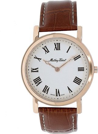 Mathey-Tissot Mens City White Dial Watch