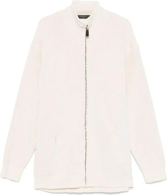 Balenciaga Gebreid vest met rits - Heren - Vesten met rits - Beige - XS - Hoodies & sweatvesten