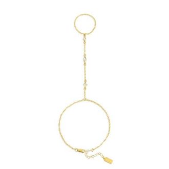 Set & Stones Tavi Hand Chain in Gold at Nordstrom