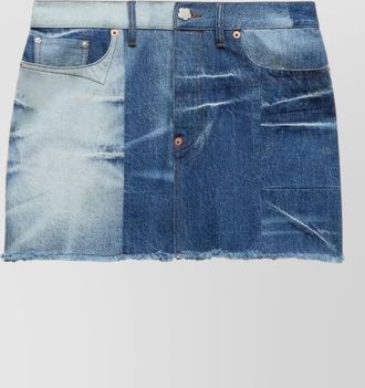 Kenzo denim midi skirt