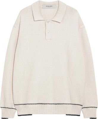 Golden Goose Polo Rindley - Heren - Polos - Wit - S - Katoen - Tops