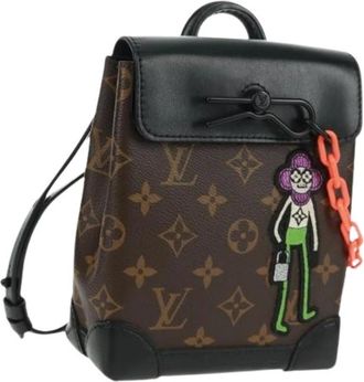 Louis Vuitton Pre-owned Backpacks, female, Brown, Size: ONE SIZE Pre-owned Canvas Backpack
