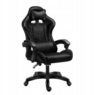 OEM Silla Gaming Game Extreme, De Piel Ecol&oacute;gica, Negra, Fg-010