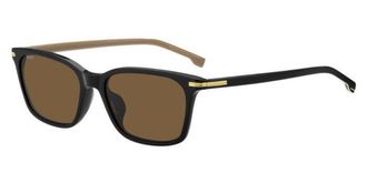 BOSS Boss 1669/F/SK Asian Fit 807/70 Mens Sunglasses Black Size 56