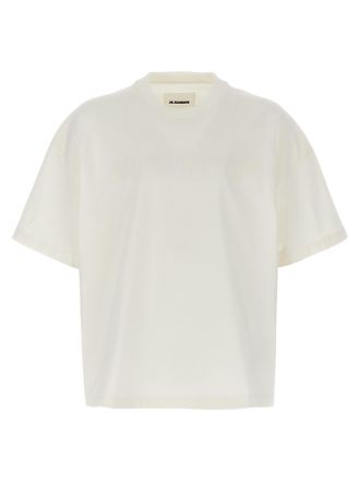 Jil Sander White Cotton Mens T-Shirt