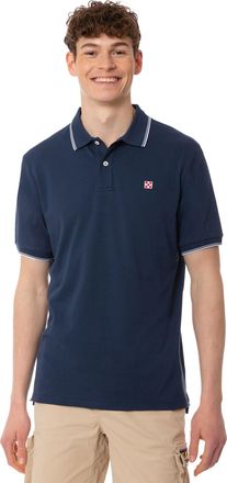 MC2 Saint Barth Blue Navy Piquet Polo With St. Barth Logo
