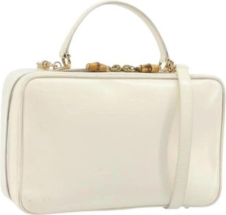 Gucci Pre-owned Handbags, female, White, Size: ONE SIZE Pre-owned Vintage Hand Bag