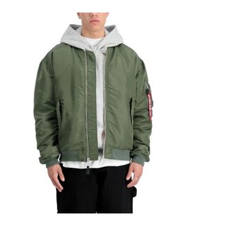 Alpha Industries Ma-1 CS Bomber Jacket - Heren - Bomber jackets - Groen - XL - Polyester - Jassen
