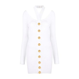 Balmain Mujer, Vestidos, Blanco, Talla: S