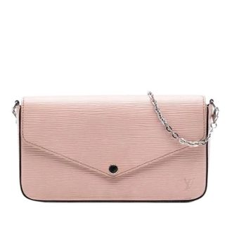 Louis Vuitton Pre-owned Pochette Felicie - Dames - Pre-owned - Roze - Maat: ONE Size Leer
