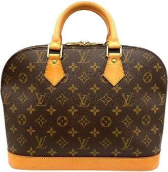 Louis Vuitton Pre-owned Handbags, female, Brown, Size: ONE SIZE Pre-owned Canvas Handbag
