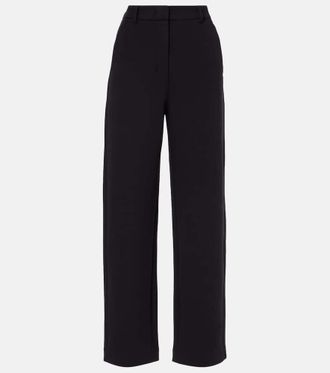 【送料&関税込】'S Max Mara Black Cotton Dina Pant S MAX MARA Dina Cotton Gabardine Wide Pants S Max Mara