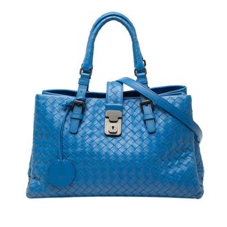 Bottega Veneta Pre-owned Bottega Veneta Small Nappa Intrecciato Roma Satchel Ladies 0VG8JM1PIBP2W0BP