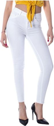 Only Skinny Jeans, female, White, Size: XL L34 Wide Leg Trousers