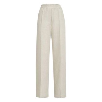 Brunello Cucinelli Donna, Pantaloni, Beige, S, new