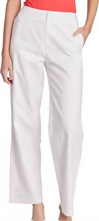 English Factory Essential Linen Trouser In White