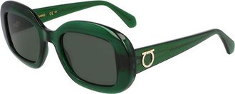 Ferragamo Womens Gancini 51Mm Sunglasses