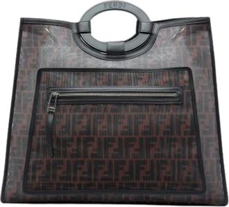 Fendi Pre-owned Mesh fendi-bags - Dames - Vintage Shopper - Bruin - ONE Size - Vintage