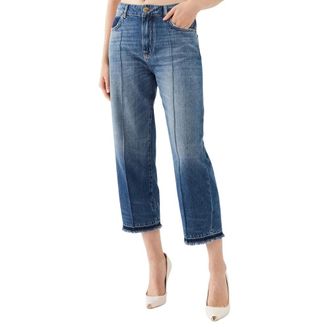 Pinko Boyfriend Cropped Denim Jeans