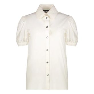 Moschino Shirts, female, White, Size: M Short-sleeve Shirt