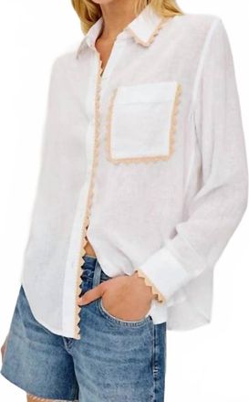 Rails Saya Shirt In White