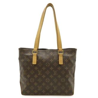 Louis Vuitton Pre-owned Tote Bags, female, Brown, Size: ONE SIZE Pre-owned Monogram Cabas Piano Tote Bag
