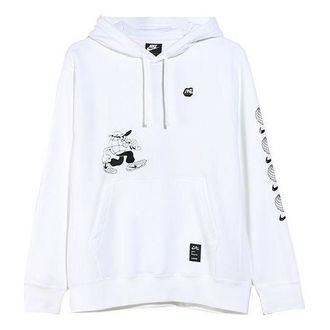 Nike Cartoon Printing Fleece Lined Sports White CK2992-100