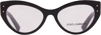 Dolce & Gabbana Demo Cat Eye Ladies Eyeglasses DG3403 501 54