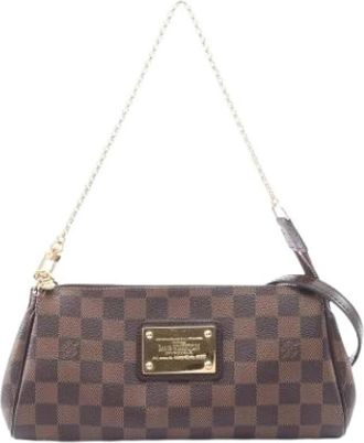 Louis Vuitton Pre-owned Mini Bag - Dames - Vintage Mini Tas - Bruin - ONE Size - Leer - Vintage