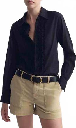 Nili Lotan Utility Shorts In Washed Solstice